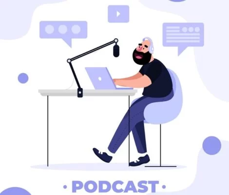 flat design podcast concept 23 2148762942