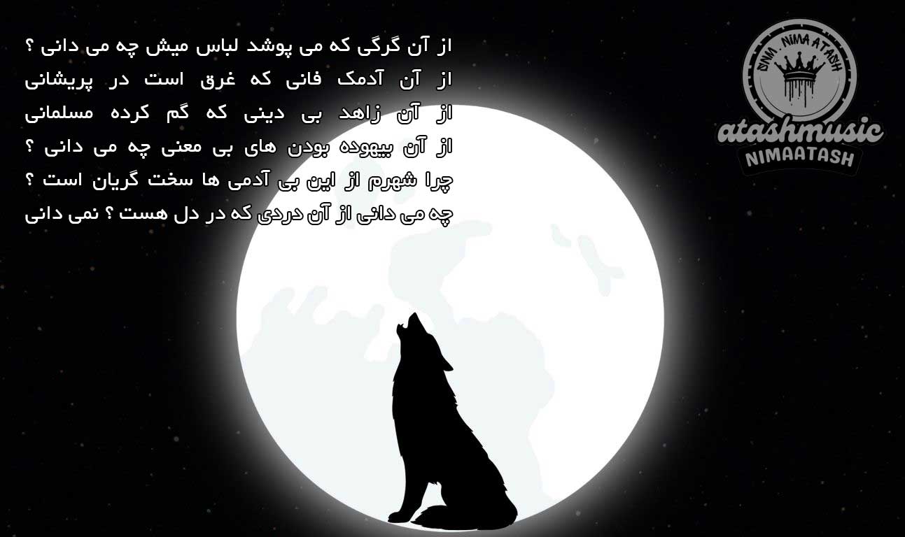 شعر ؛ گرگ 1 شعر گرگ ؛ نیما آتش